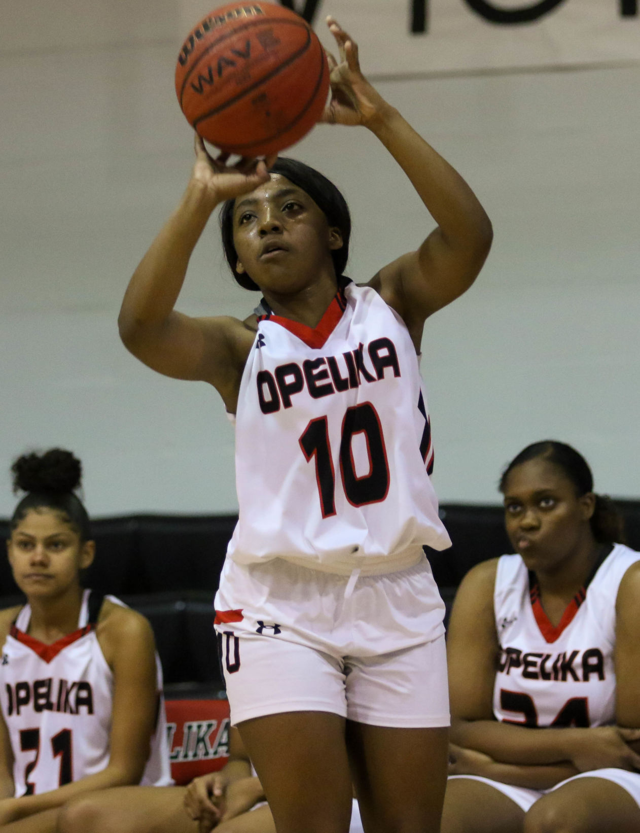 Opelika vs. Russell County Area 6-6A girls high school basketball